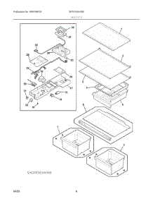 04 - Shelves parts for Electrolux Refrigerator GRTE1834VB0 from AppliancePartsPros.com