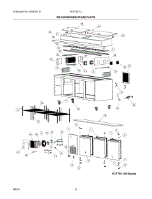 02 - Recommended Spare Parts parts for Electrolux KCPT9212 from AppliancePartsPros.com