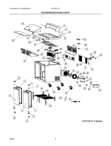 02 - Recommended Spare Parts parts for Electrolux KCST60-16 from AppliancePartsPros.com