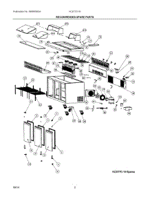02 - Recommended Spare Parts parts for Electrolux KCST7016 from AppliancePartsPros.com