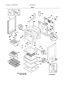 Body parts for Electrolux Range LFEF3054TFN from AppliancePartsPros.com