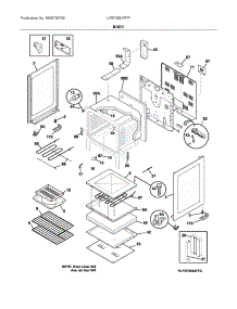 Body parts for Electrolux Range LFEF3054TFP from AppliancePartsPros.com
