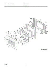 04 - Door parts for Electrolux LFEW3026TFD from AppliancePartsPros.com