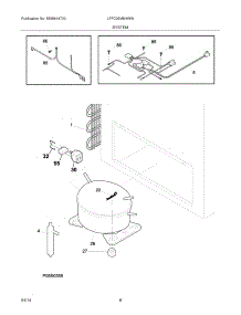 07 - System parts for Electrolux Freezer LFFC09M5HWW from AppliancePartsPros.com