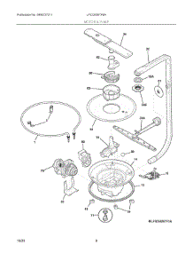 05 - Motor & Pump parts for Electrolux Dishwasher LFID2426TF6A from AppliancePartsPros.com