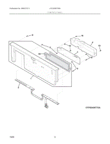 02 - Control Panel parts for Electrolux Dishwasher LFID2426TF6A from AppliancePartsPros.com