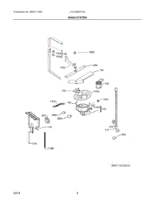 05 - Wash System parts for Electrolux Dishwasher LFID2459VF0A from AppliancePartsPros.com