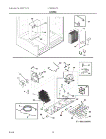 07 - System parts for Electrolux Refrigerator LFSC2324VF0 from AppliancePartsPros.com