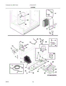 07 - System parts for Electrolux Refrigerator LFSC2324VF1 from AppliancePartsPros.com