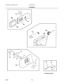 06 - Controls parts for Electrolux Refrigerator LFSC2324VF1 from AppliancePartsPros.com
