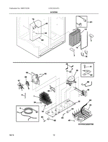 07 - System parts for Electrolux Refrigerator LFSC2324VF3 from AppliancePartsPros.com