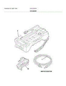 Ice Maker parts for Electrolux Refrigerator LFSC2324VF4 from AppliancePartsPros.com