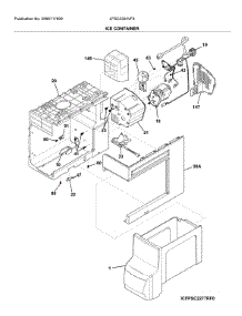 Container parts for Electrolux Refrigerator LFSC2324VF4 from AppliancePartsPros.com
