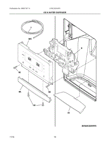 08 - Ice & Water Dispenser parts for Electrolux Refrigerator LFSC2324VF5 from AppliancePartsPros.com