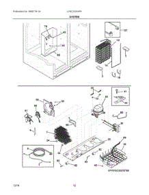 07 - System parts for Electrolux Refrigerator LFSC2324VF6 from AppliancePartsPros.com