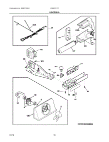 06 - Controls parts for Electrolux Refrigerator LFSS2312TF2 from AppliancePartsPros.com