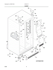 04 - Cabinet parts for Electrolux Refrigerator LFSS2312TF4 from AppliancePartsPros.com