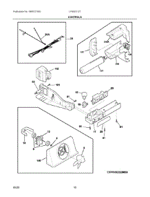 06 - Controls parts for Electrolux Refrigerator LFSS2312TF4 from AppliancePartsPros.com