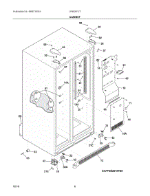 04 - Cabinet parts for Electrolux Refrigerator LFSS2612TE1 from AppliancePartsPros.com