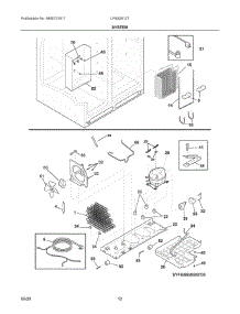 07 - System parts for Electrolux Refrigerator LFSS2612TE4 from AppliancePartsPros.com