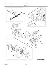 06 - Controls parts for Electrolux Refrigerator LFSS2612TE4 from AppliancePartsPros.com