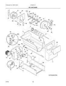 09 - Ice Container parts for Electrolux Refrigerator LFSS2612TF2 from AppliancePartsPros.com