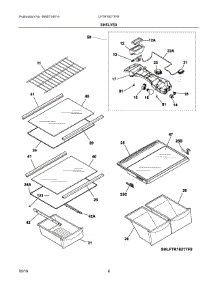 04 - Shelves parts for Electrolux Refrigerator LFTR1821TF6 from AppliancePartsPros.com