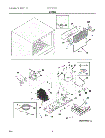05 - System parts for Electrolux Refrigerator LFTR1821TF8 from AppliancePartsPros.com