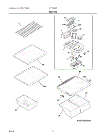 04 - Shelves parts for Electrolux Refrigerator LFTR1832TE2 from AppliancePartsPros.com