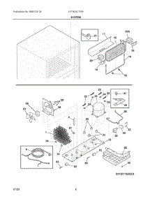 05 - System parts for Electrolux Refrigerator LFTR2021TFB from AppliancePartsPros.com