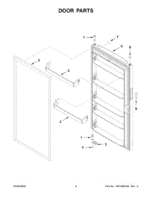 05 - System parts for Electrolux Refrigerator LFTR2021TFF from AppliancePartsPros.com