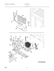 05 - System parts for Electrolux Refrigerator LFTR2045VF8 from AppliancePartsPros.com