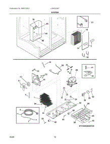 07 - System parts for Electrolux Refrigerator LGHK2336TF5 from AppliancePartsPros.com