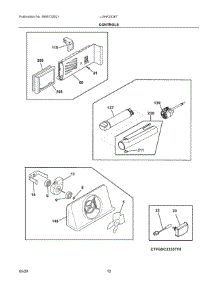 06 - Controls parts for Electrolux Refrigerator LGHK2336TF5 from AppliancePartsPros.com