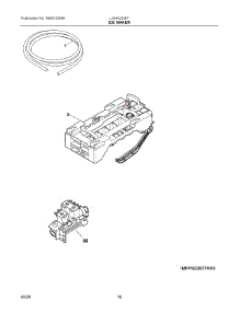 10 - Ice Maker parts for Electrolux Refrigerator LGHK2336TF6 from AppliancePartsPros.com