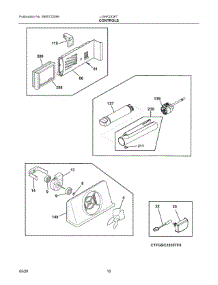 06 - Controls parts for Electrolux Refrigerator LGHK2336TF6 from AppliancePartsPros.com