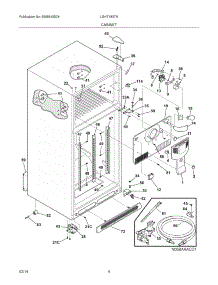 05 - Cabinet parts for Electrolux Refrigerator LGHT1837NF4 from AppliancePartsPros.com