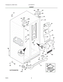 04 - Cabinet parts for Electrolux Refrigerator LGHX2636TF7 from AppliancePartsPros.com