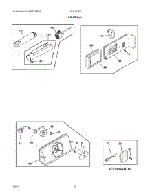 06 - Controls parts for Electrolux Refrigerator LGHX2636TF8 from AppliancePartsPros.com