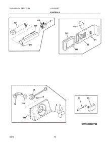 06 - Controls parts for Electrolux Refrigerator LGHX2636TF9 from AppliancePartsPros.com