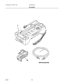 10 - Ice Maker parts for Electrolux Refrigerator LGHX2636TFA from AppliancePartsPros.com