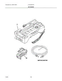 10 - Ice Maker parts for Electrolux Refrigerator LGHX2636TFB from AppliancePartsPros.com