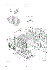 03 - Body parts for Electrolux Range PCFD3670AFA from AppliancePartsPros.com