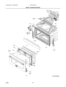 05 - Door  /  Cooling-Venting parts for Electrolux Range PCFD3670AFA from AppliancePartsPros.com