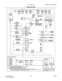 07 - Wiring Diagram parts for Electrolux Range PCFE308CAFB from AppliancePartsPros.com