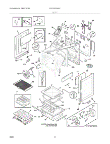 04 - Body parts for Electrolux Range PCFG3078AFC from AppliancePartsPros.com