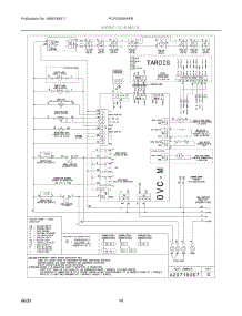 07 - Wiring Schematic parts for Electrolux Range PCFG3080AFB from AppliancePartsPros.com