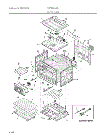 04 - Lower Oven parts for Electrolux Wall Oven PCWD3080AFB from AppliancePartsPros.com