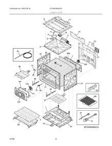04 - Lower Oven parts for Electrolux Microwave PCWM3080AFB from AppliancePartsPros.com