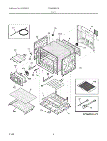 03 - Body parts for Electrolux Wall Oven PCWS3080AFB from AppliancePartsPros.com